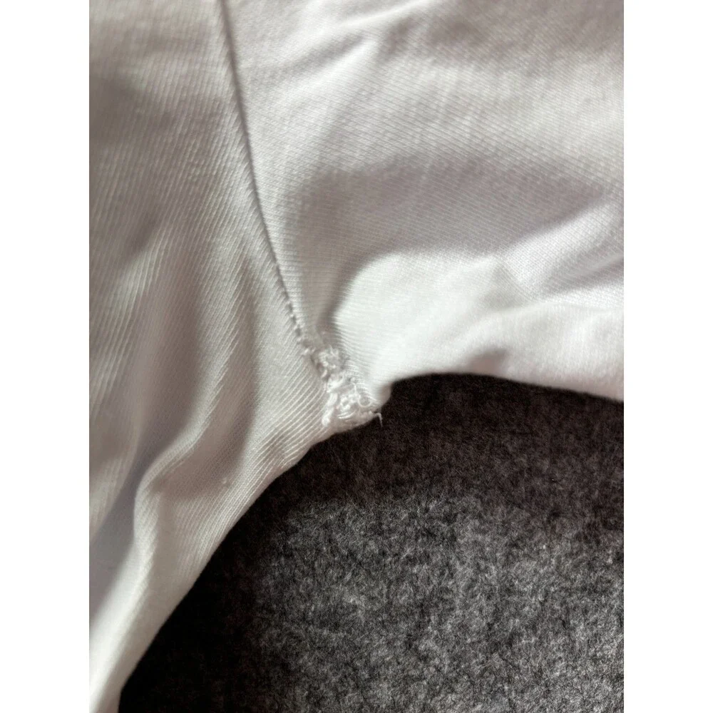 Hoodrich Iron Large T-Shirt White Rhinestone Embroidered Graphic Men’s